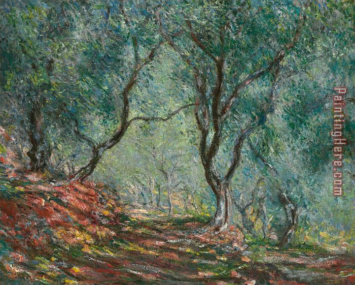 Claude Monet Olive Trees in the Moreno Garden